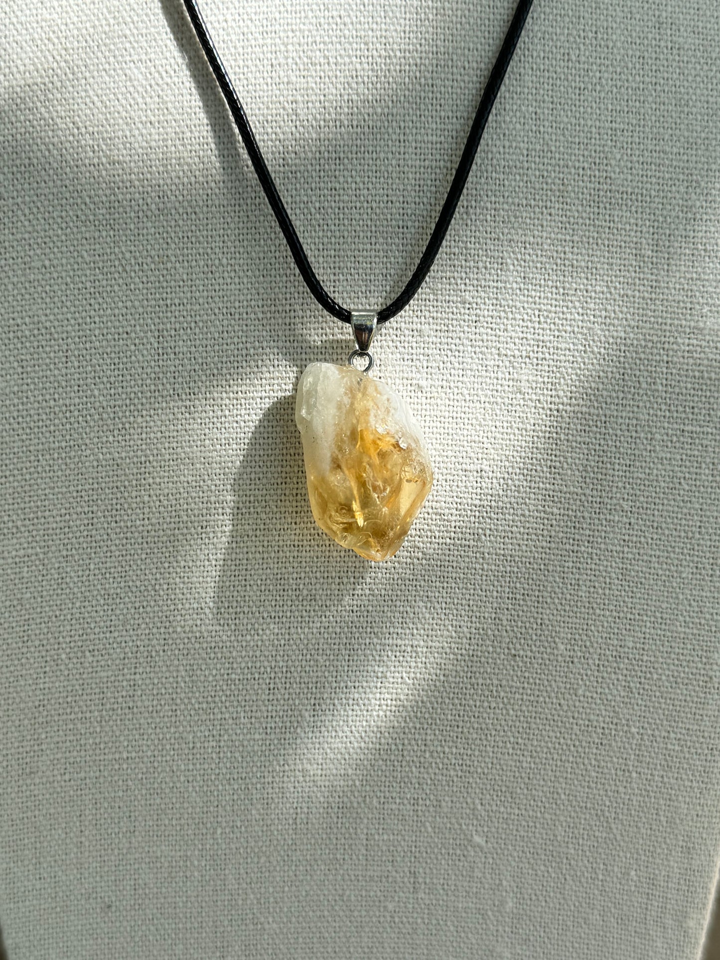 Citrine Crystal Necklace