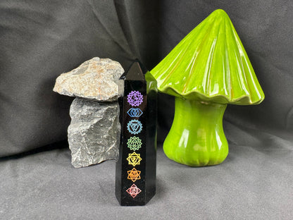 Chakras Obsidian Tower